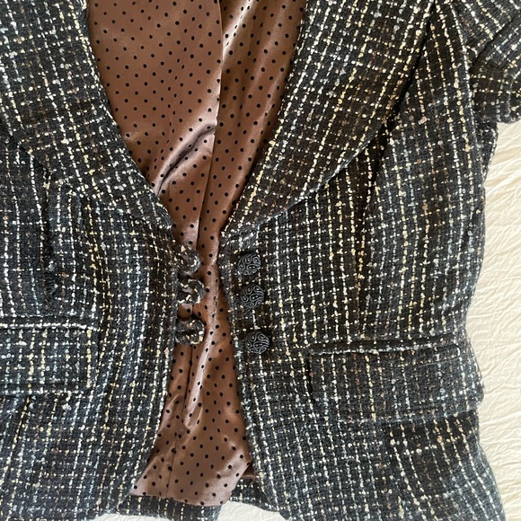 3 Button Short Blazer - Picture 3 of 5